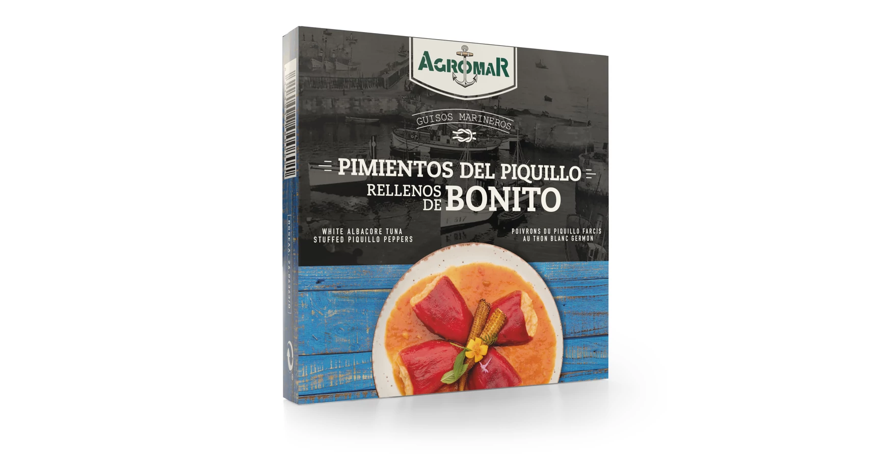 Készétel spanyol piquillo paprika fehér germon tonhallal