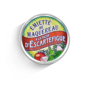 gourmet makréla rilette "Escartefigue módra"