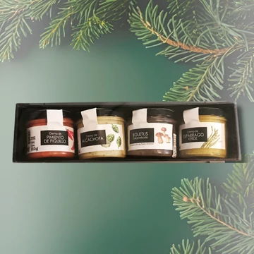 különleges spanyol zöldségkrém válogatás díszdobozban