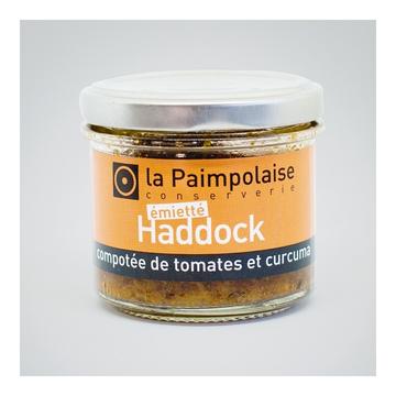gourmet tőkehalkrém paradicsomkonfittal és kurkumával francia