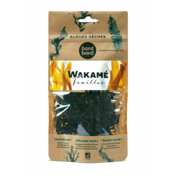 szárított wakamé algalevél bio vegán