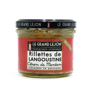 Francia gourmet languszta rilette Manton-i citrommal