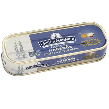 gourmet bükkfán füstölt heringkonzerv