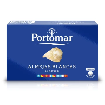 spanyol vájókagyló konzerv tengervízben