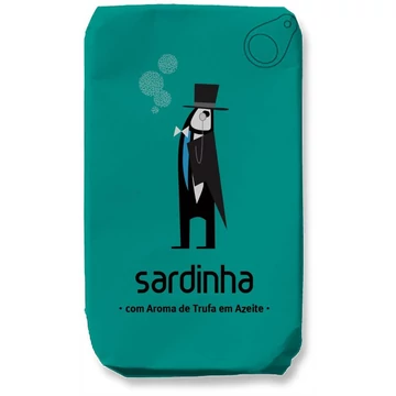 szardíniakonzerv szarvasgombával olívaolajban portugál specialitás