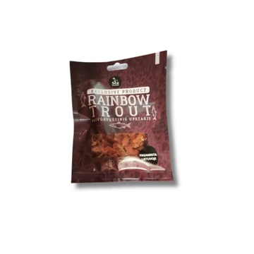 szárított szivárványos pisztráng filé snack
