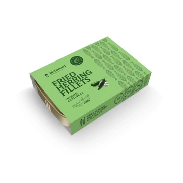 sült heringkonzerv csípős zöld chili szószban