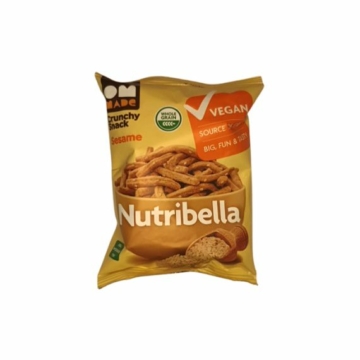 Nutribella snack vegán teljes kiörlésű búzaliszttel és szezámmaggal