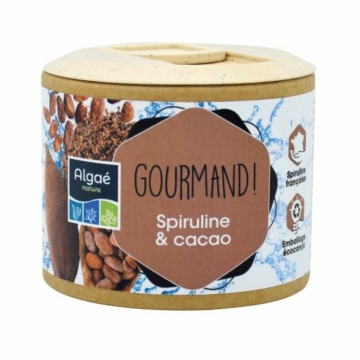 Francia gourmet spirulina bio zsírtalanított kakaóval