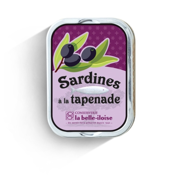 különleges szardíniakonzerv fekete olívabogyóval és provence-i fűszerekkel