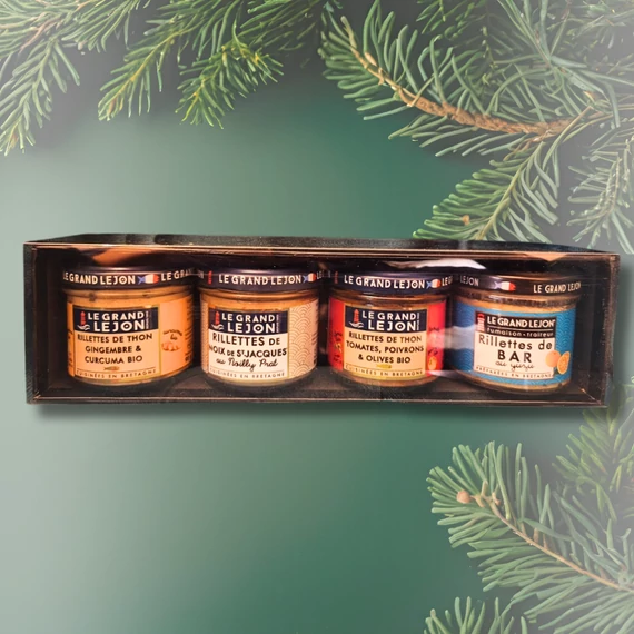 különleges francia halkrém válogatás díszdobozban