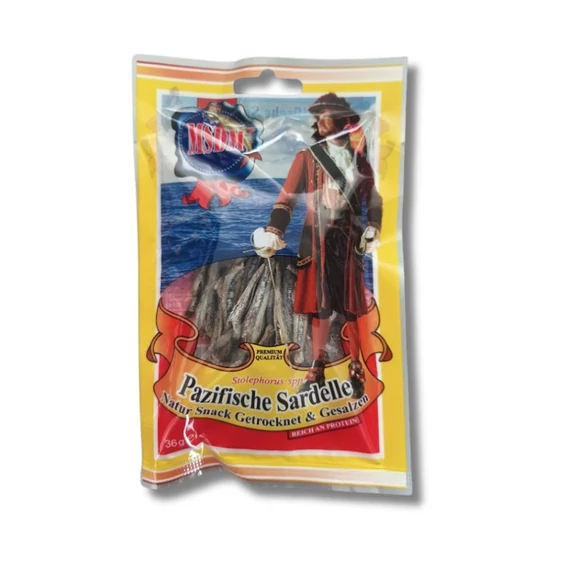 szárított szardella hal snack