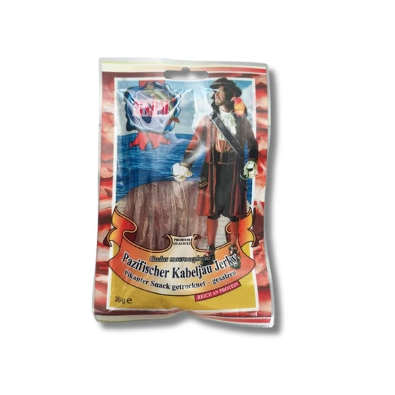 szárított tőkehalfilé snack csípős