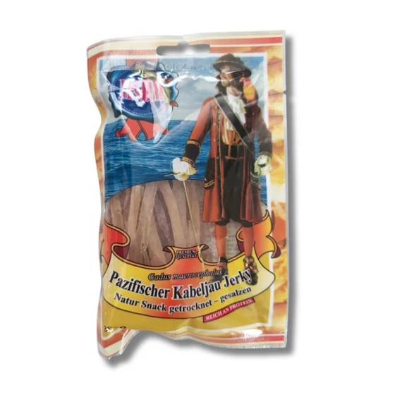 szárított tőkehalfilé snack natúr