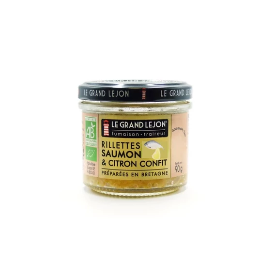 Lazac rilette citromkonfittal és kaporral