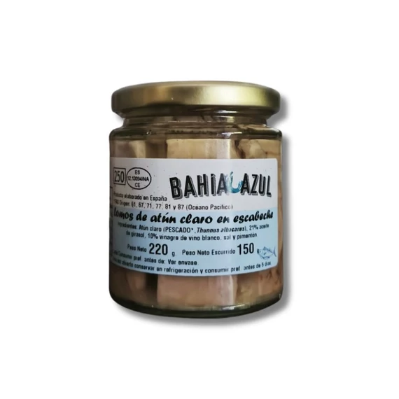 spanyol sárgaúszójú tonhal escabeche szószban