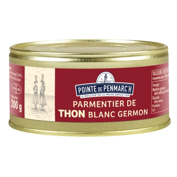 francia készétel germon tonhallal csőben sült burgonya