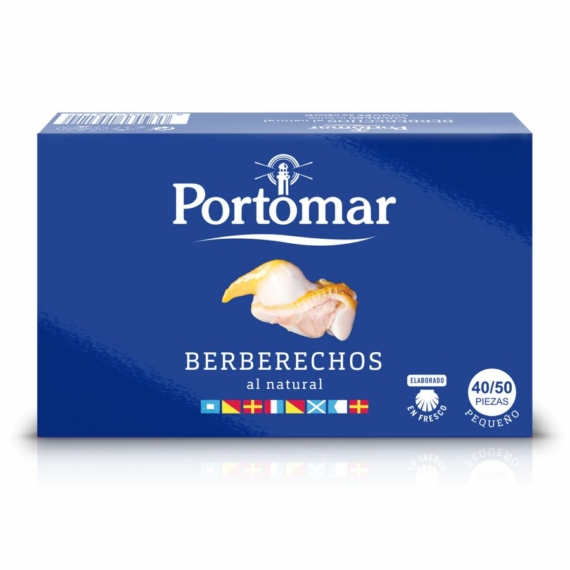 spanyol szívkagyló-konzerv frissen dobozolva