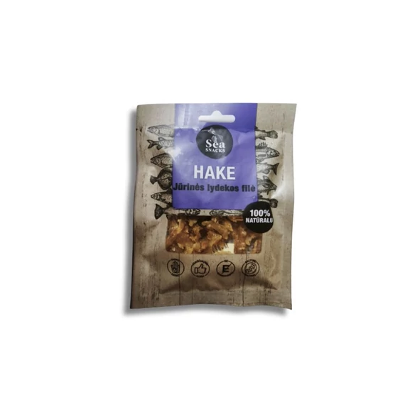 szárított tengeri sügér filé snack