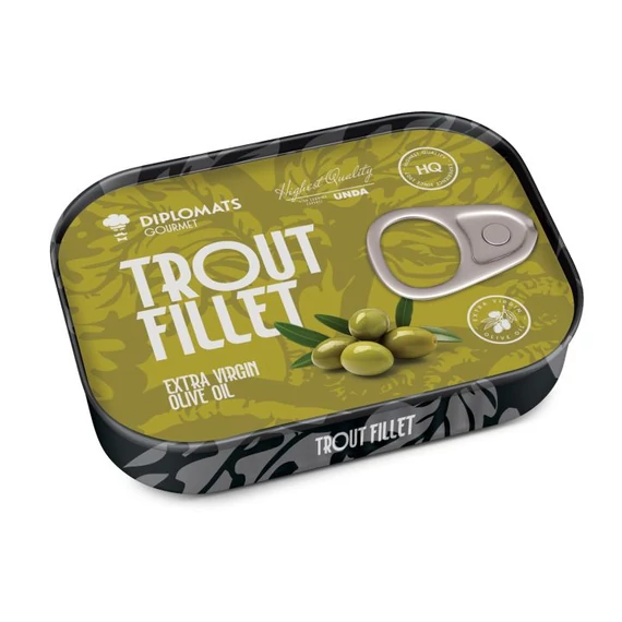 különleges pisztrángfilé extra szűz olívaolajban