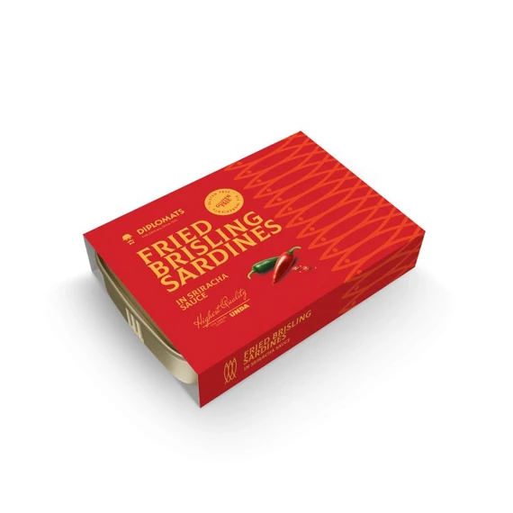 különleges sült északi szardínia sriracha szószban