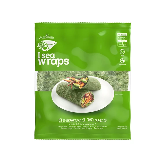 Tortillatekercs wrap algával