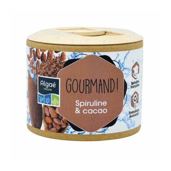 Francia gourmet spirulina bio zsírtalanított kakaóval
